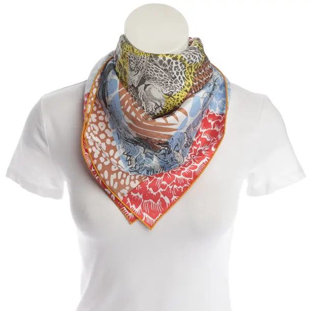 Tuch in Mehrfarbig, Seide, Hermès