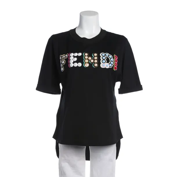 Shirt in Schwarz, Baumwolle, Fendi