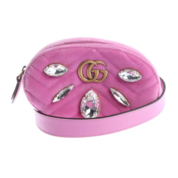 Gürteltasche in Rosa, Baumwolle, Gucci