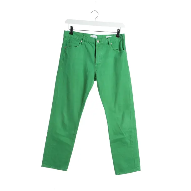 Pants in Green, Cotton, Frame