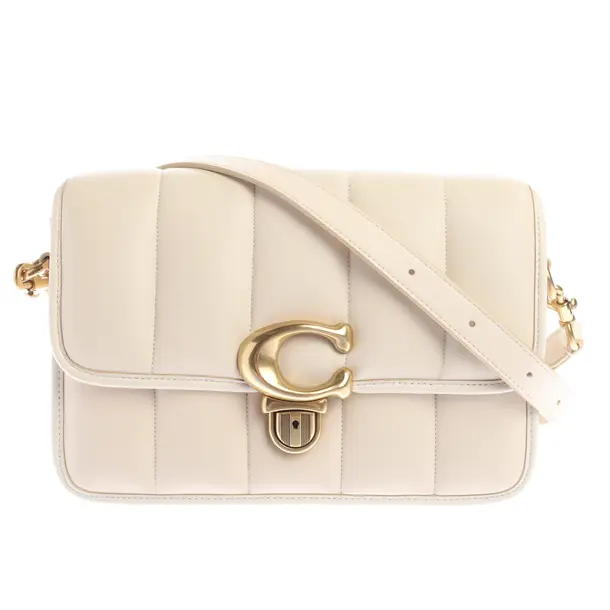 Umhängetasche, in Nude, Leder, Coach