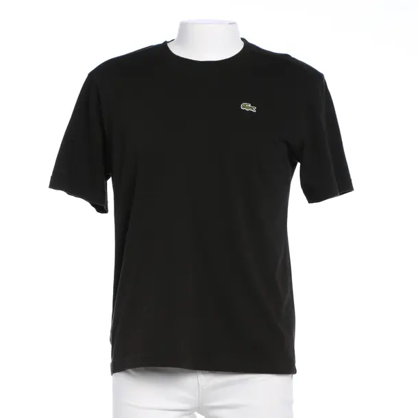 T-Shirt in Schwarz, Baumwolle, Lacoste