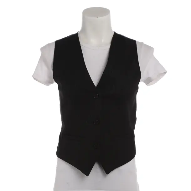 Vest in Black, Polyester, SoSue