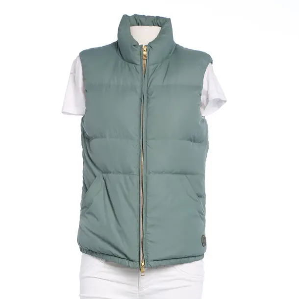 Vest, in Green, Polyimide, Closed