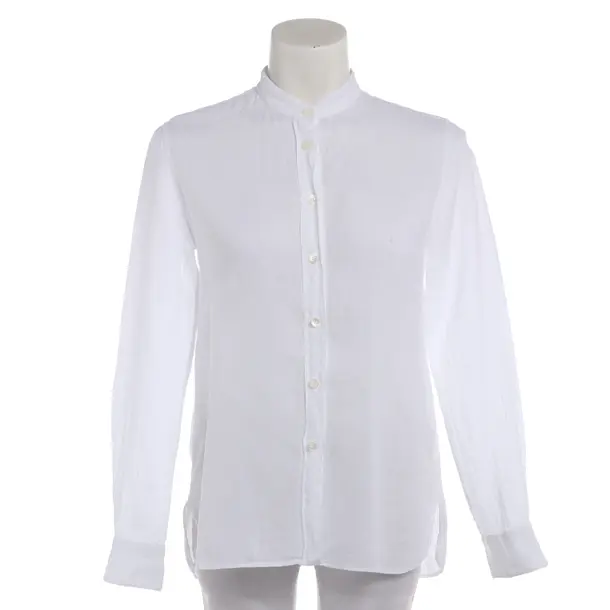 Blouse in White, Linen, Caliban
