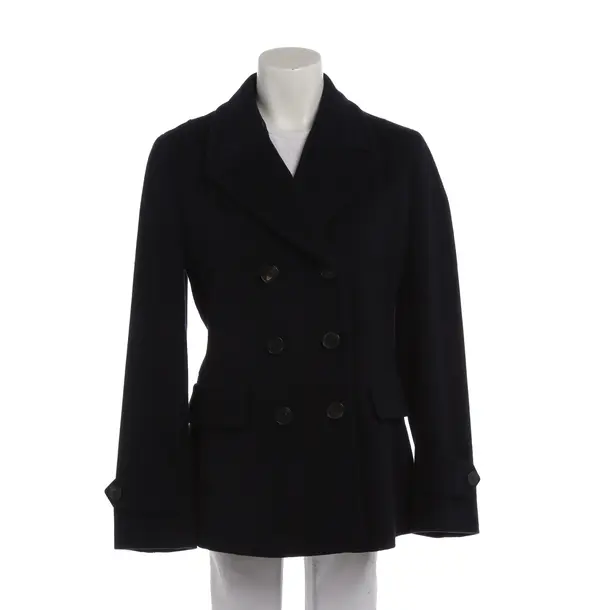 Mid-Season Coat in Blue, Wool, Windsor