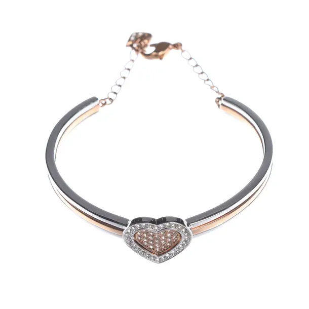 Armband in Metallic, Metall (metallisch, metallisiert), Swarovski
