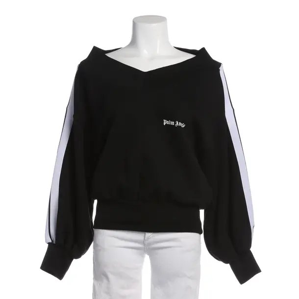 Sweatshirt in Schwarz, Baumwolle, Palm Angels