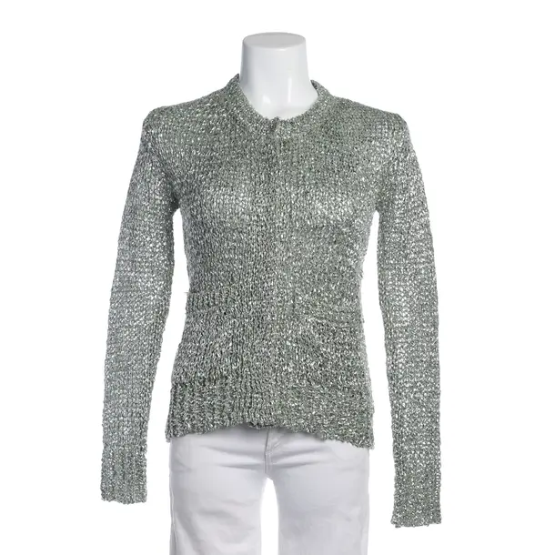 Strickjacke in Metallic, Baumwolle, Dries van Noten