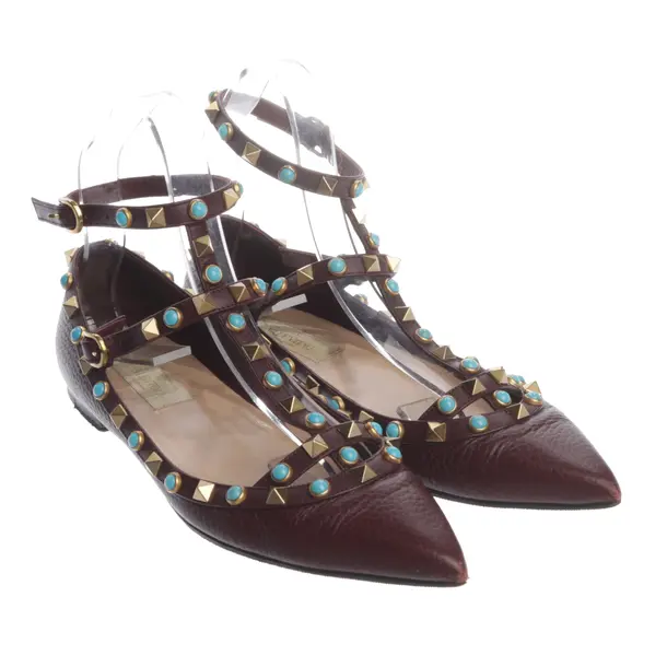 Flats in Red, , Valentino
