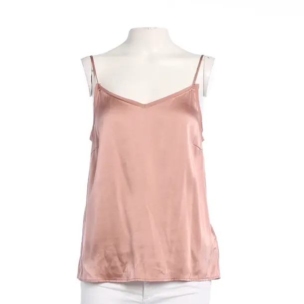 Top in Braun, Seide, Mos Mosh