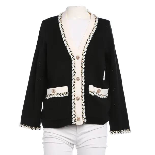 Cardigan, in Nero, Poliacrilico, Maje