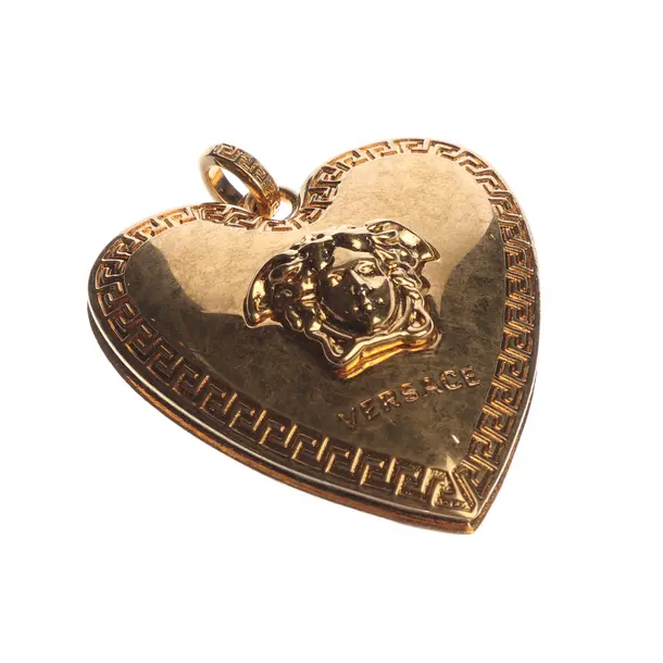 Anhänger in Metallic, Metall (metallisch, metallisiert), Versace