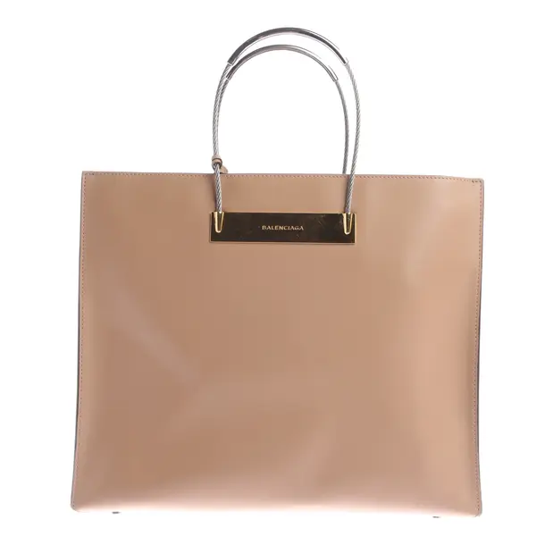 Handtasche, in Hellbraun, Leder, Balenciaga