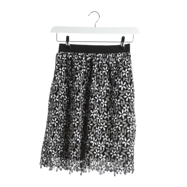 Skirt in White, Polyester, self-portrait