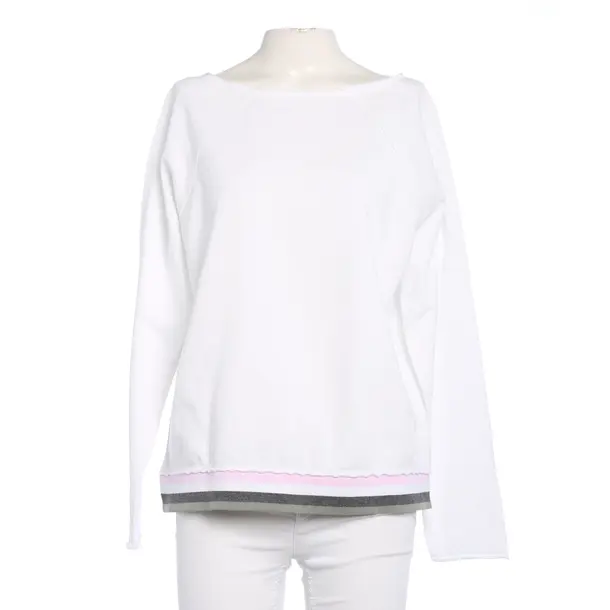 Felpa, in Bianco, Cotone, Juvia