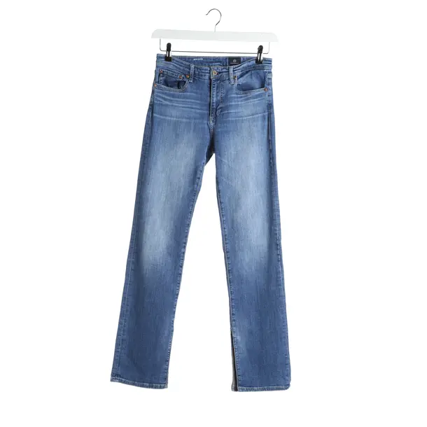 Straight Fit Jeans in Blue, Cotton, Adriano Goldschmied