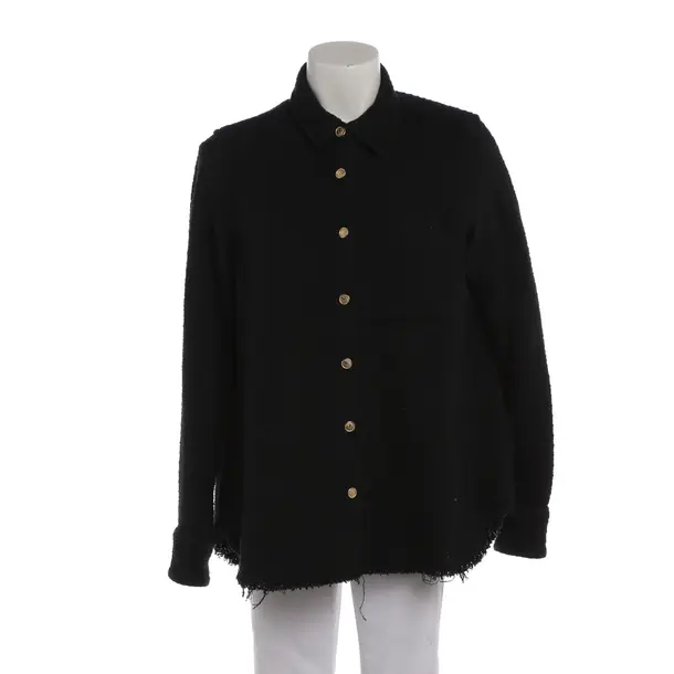 Blouse in Black, Cotton, Lis Lareida