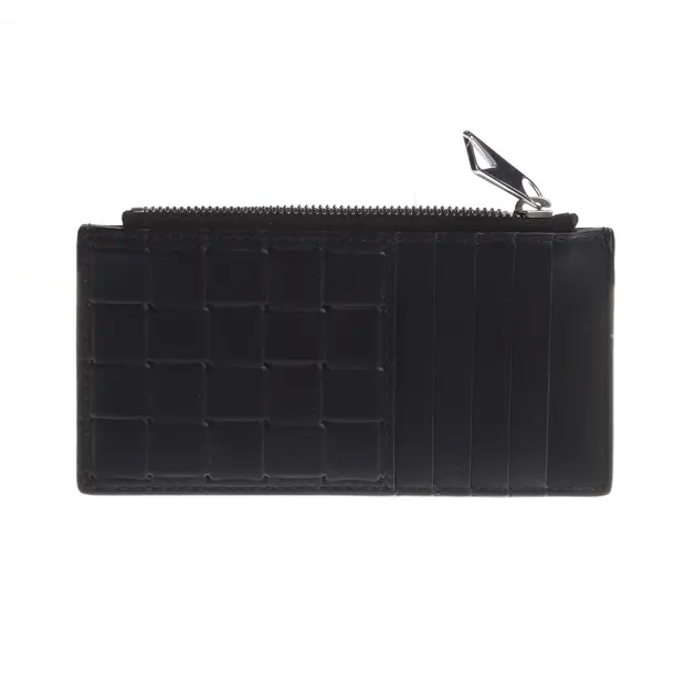 Wallet in Black, Leather, Bottega Veneta