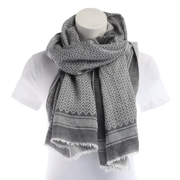 Shawl in Gray, Wool, Max Mara