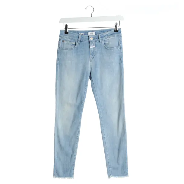 Jeans Slim Fit in Blau, Baumwolle, Closed