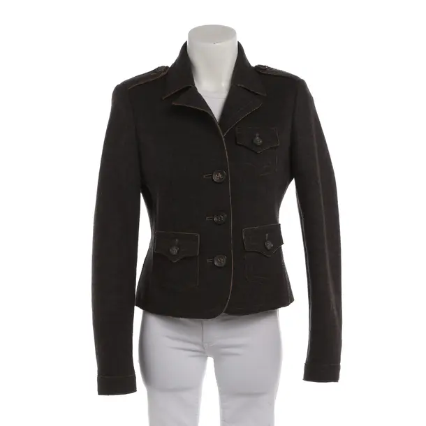 Mid-Season Jacket in Gray, Wool, Riani