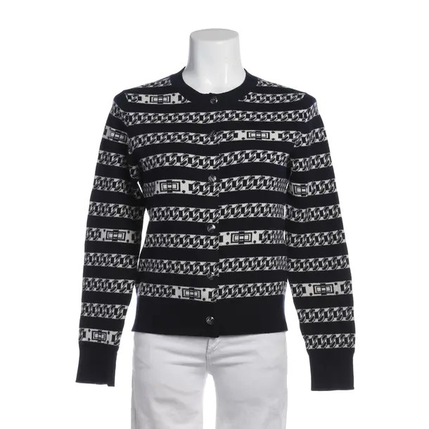 Strickjacke in Blau, Kaschmir, Chanel
