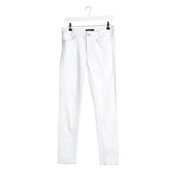 Pants in White, Cotton, Marc Cain