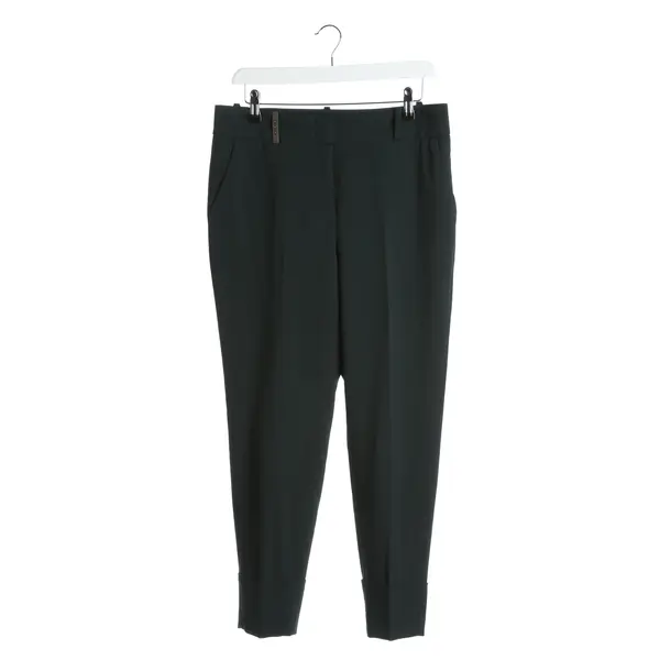 Pants, in Dark Green, Polyester, Peserico