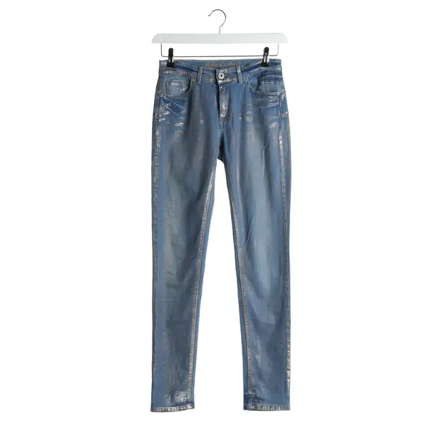 Skinny Jeans in Blue, Cotton, Raffaello Rossi