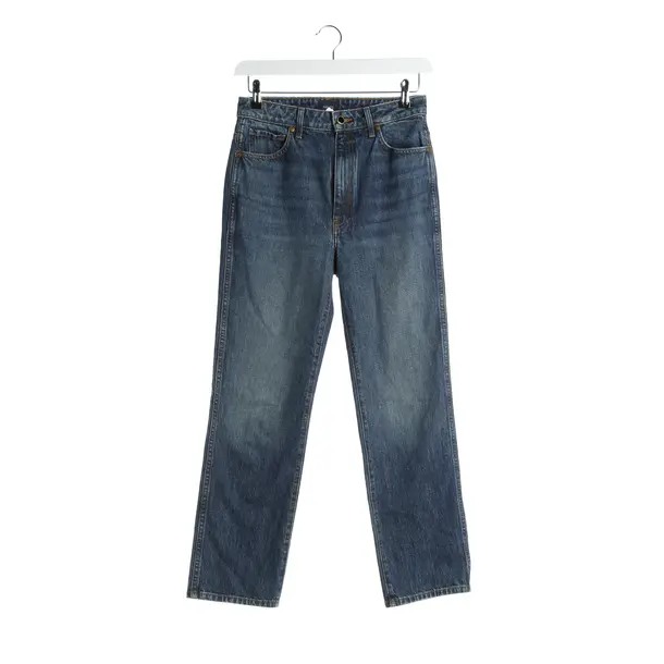 Jeans Straight Fit in Blau, Baumwolle, Khaite