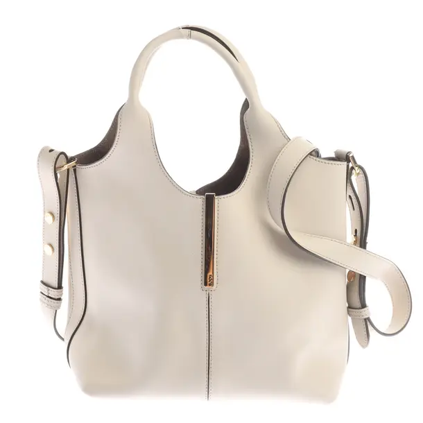 Handtasche in Weiß, Leder, Tod´s