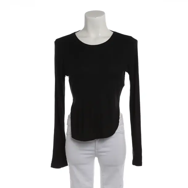 Long Sleeve Shirt in Black, Viscose, Ann Demeulemeester