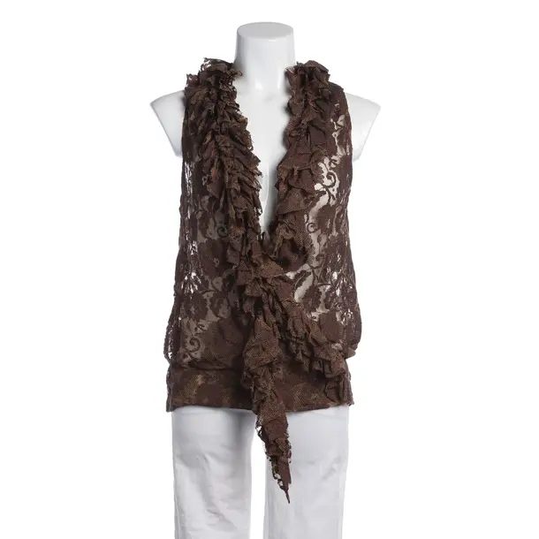 Top in Braun, Rayon, Dries van Noten