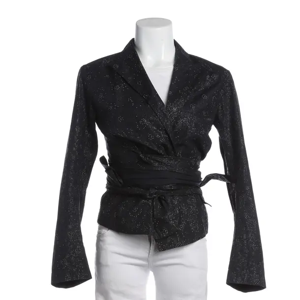 Blouse, in Navy, Cotton, Dries van Noten