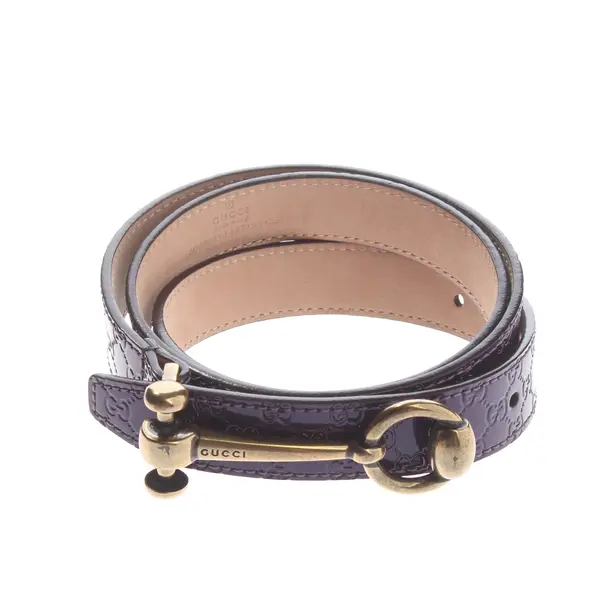 Belt in Purple, Leather, Gucci