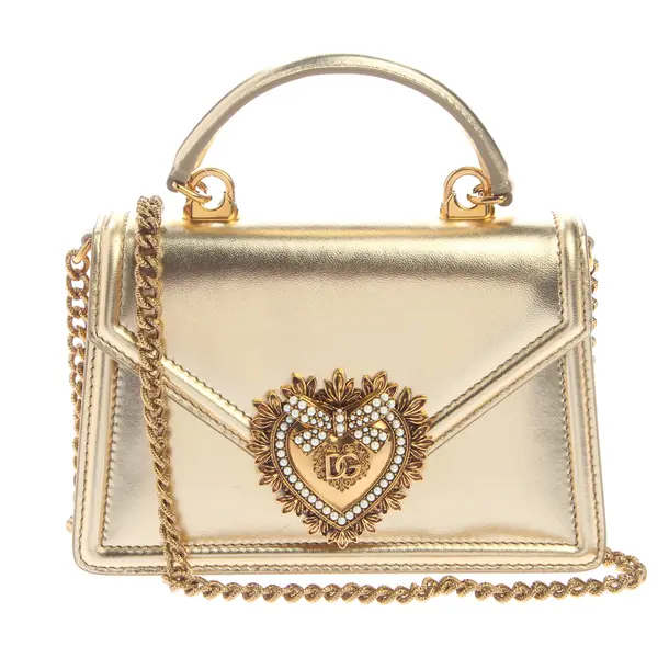 Handtasche in Metallic, Leder, Dolce & Gabbana