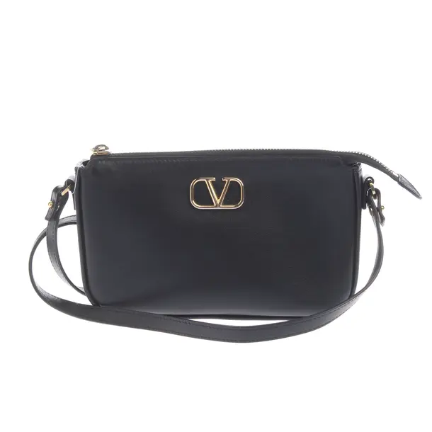 Evening Bag in Black, Leather, Valentino
