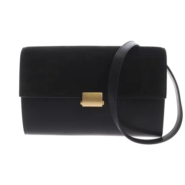 Schultertasche in Schwarz, Leder, The Row