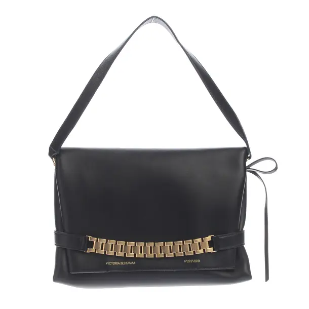 Shoulder Bag in Black, Leather, Victoria Beckham