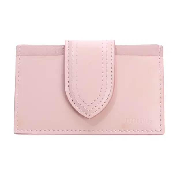 Card Holder in Pink, Leather, Jacquemus