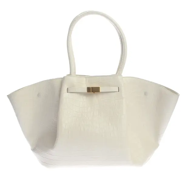 Schultertasche, in Beige, Leder, DeMellier