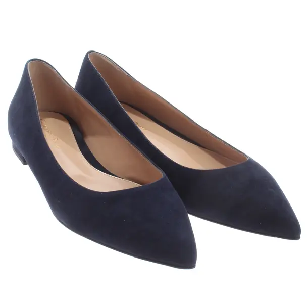 Ballerinas in Blau, , Gianvito Rossi