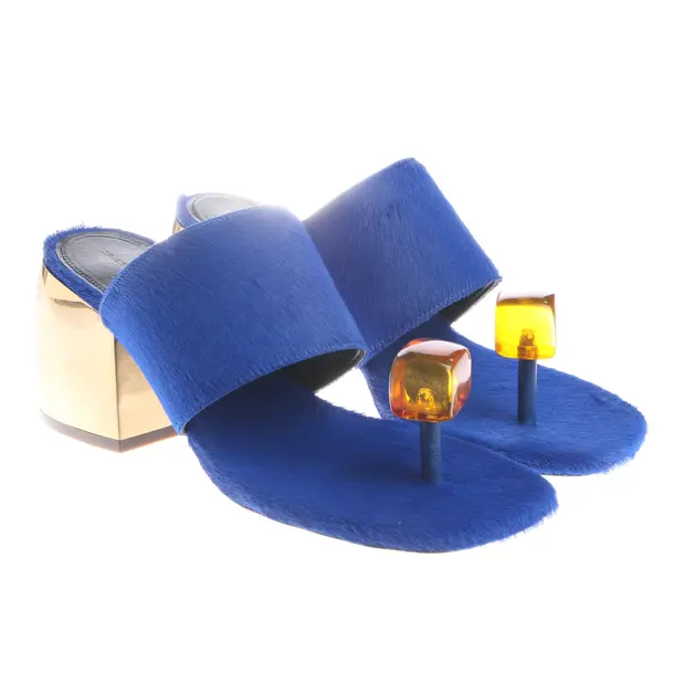 Sandaletten in Blau, , Dries van Noten