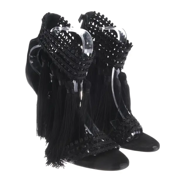 Sandali, in Nero, Christian Louboutin