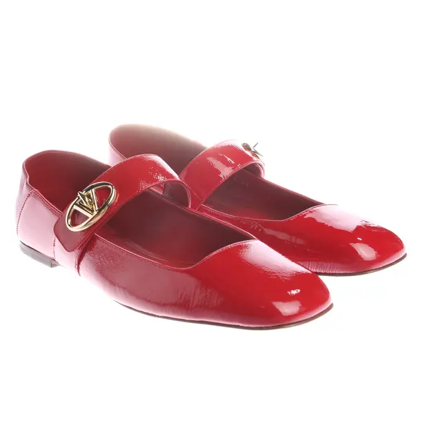 Flats in Red, , Valentino