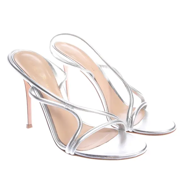 Sandali, in argento, Gianvito Rossi