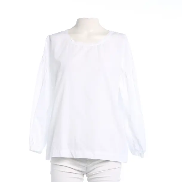 Camicetta, in Bianco, Cotone, Chiuso