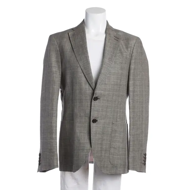 Blazer, in Brown, Linen, Hugo Boss Orange