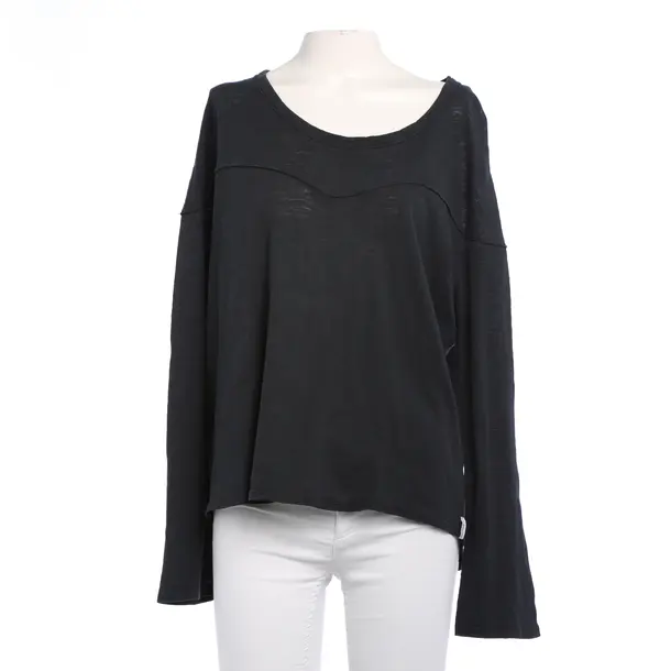 Long Sleeve Shirt in Black, Cotton, 81 hours